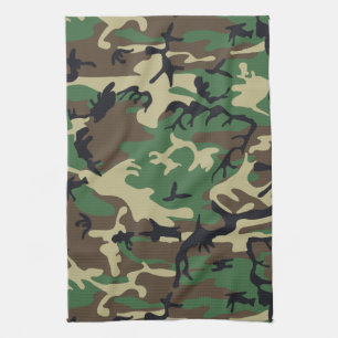 Militär kamouflage kökshandduk