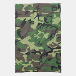 Militär kamouflage kökshandduk