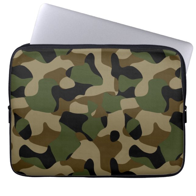 Militär kamouflage laptop fodral (Framsidan)