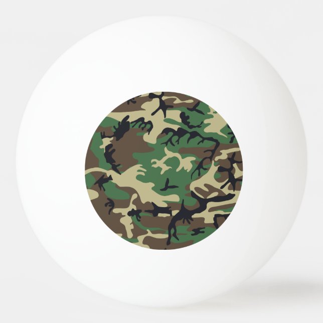 Militär kamouflage pingisboll (Framsidan)