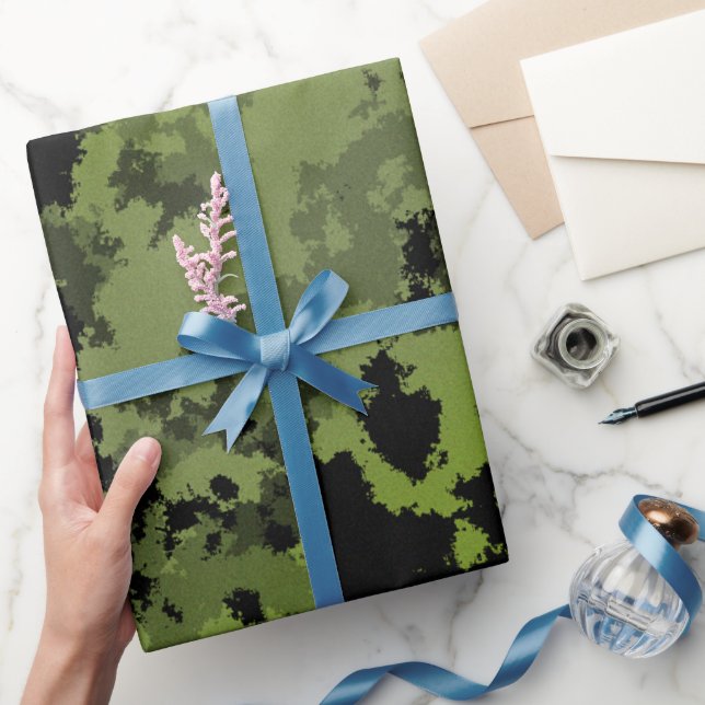 Militär kamouflage presentpapper (Gifting)