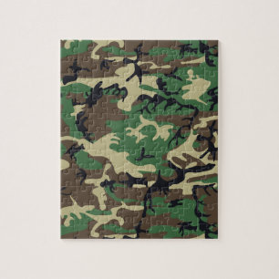 Militär kamouflage pussel