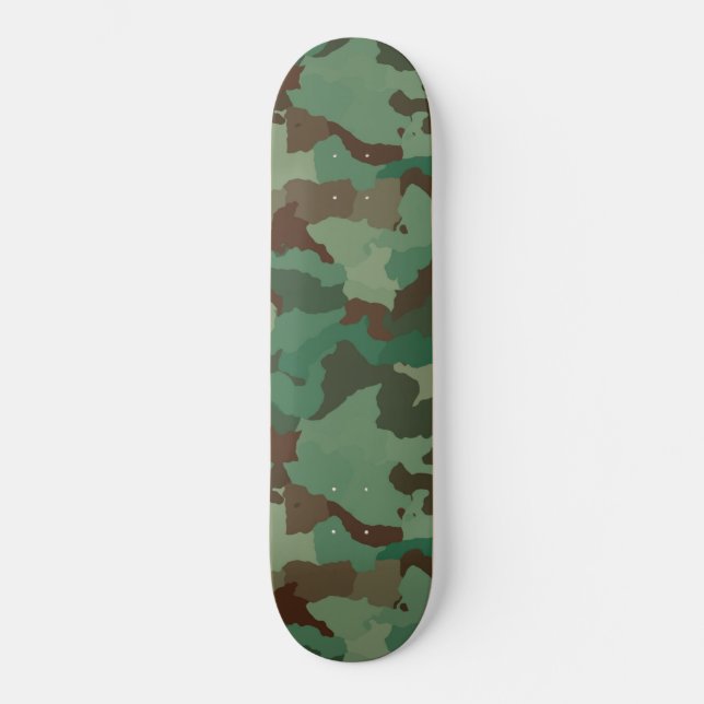 Militär kamouflage skateboard (Framsida)
