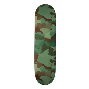 Militär kamouflage skateboard