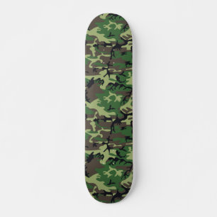 Militär kamouflage skateboard bräda 20,5 cm