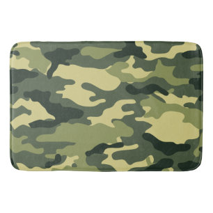 Militär kamouflage Woodland  Badrumsmatta