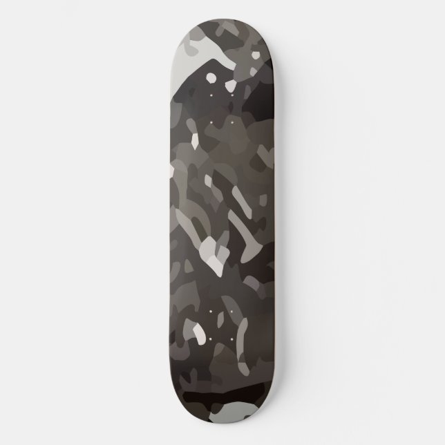 Militär kamouflagedesign mini skateboard bräda 18,5 cm (Framsida)