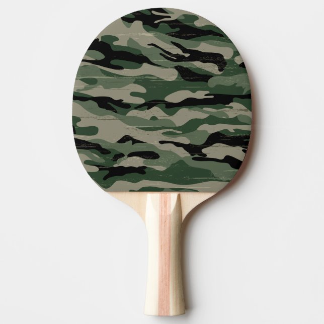 Militär kamouflagedesign pingisracket (Framsidan)