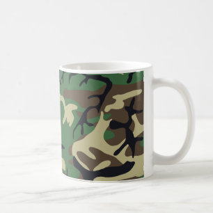 Militär kamouflagemugg kaffemugg