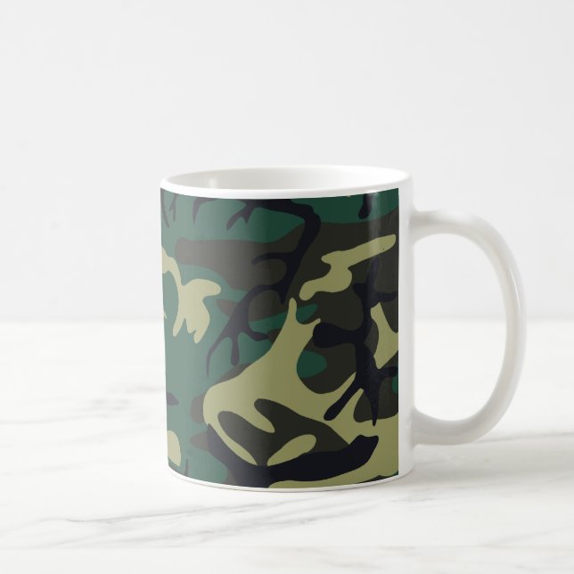 Militär kamouflagemugg kaffemugg (Höger)