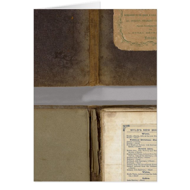 Militär karta i Förenta Stater Hälsningskort (Framsidan)