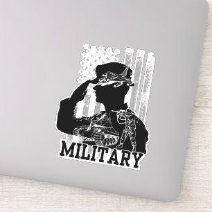 Militär Klistermärken