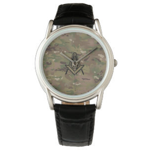Militär kvadratkompass armbandsur