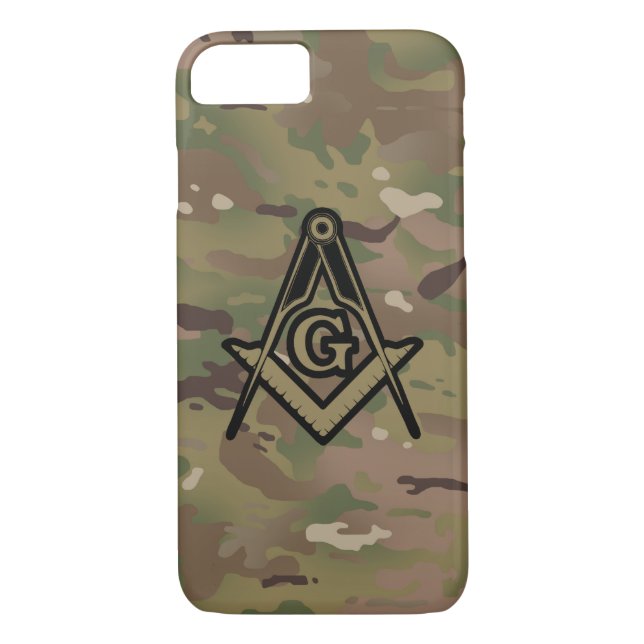 Militär kvadratkompass Case-Mate iPhone skal (Baksida)