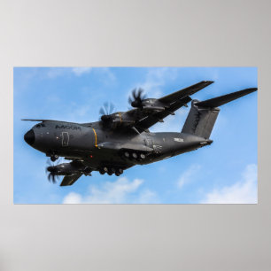 Militär last Flygplan Poster