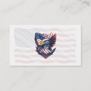 Militär & Law Enforcement Professional Eagle Flag Visitkort