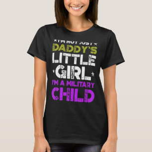 Militär Lila under barnmånaden T Shirt