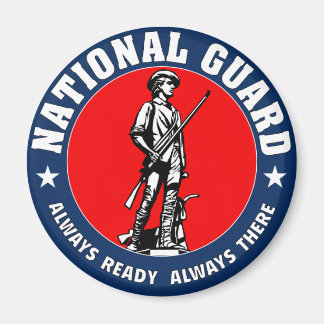 Militär Logotyp för arméns nationella vaktstyrka Magnet
