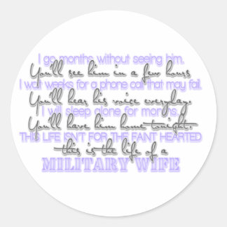 Militär maka Sticker Runt Klistermärke