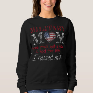 Militär Mamma I tog upp min Hero America Arm T Shirt