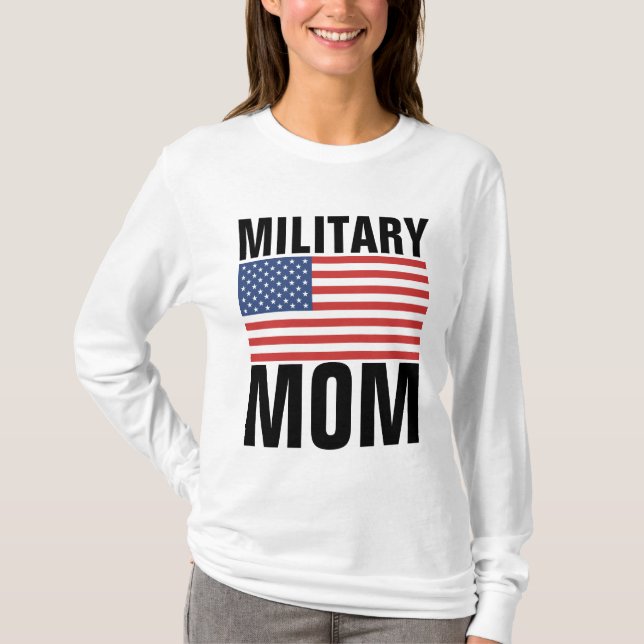 MILITÄR MAMMA T-SHIRTS TEES (Framsida)
