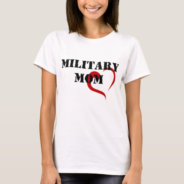 Militär mamma tee shirt (Framsida)