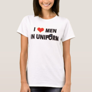 MILITÄR MANAR I ENHETLIGT T-SHIRT