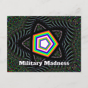 Militär maniskhet (du kan ändra orden) vykort