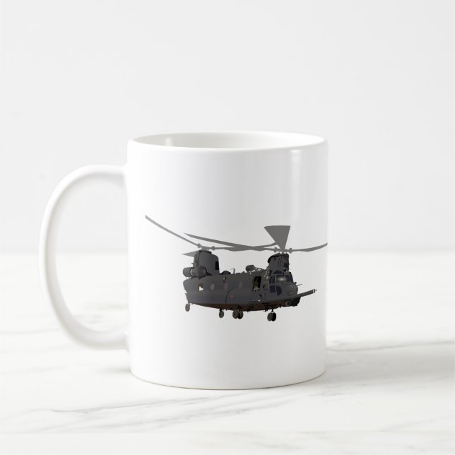 Militär MH-47 Chinook Helicopter  Kaffemugg (Vänster)