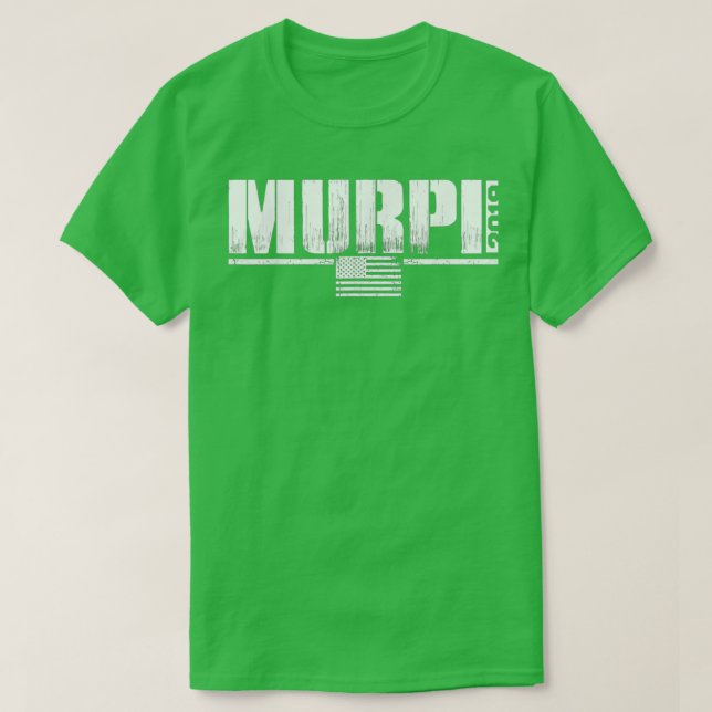 Militär minnesdag i Murph Workout Veteran T Shirt (Design framsida)