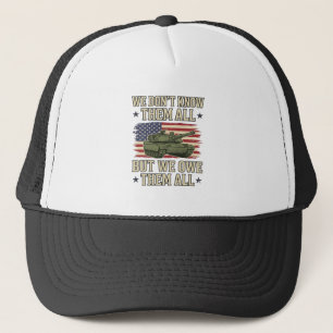 Militär minnestank Patriotisk skjorta design_1 Keps