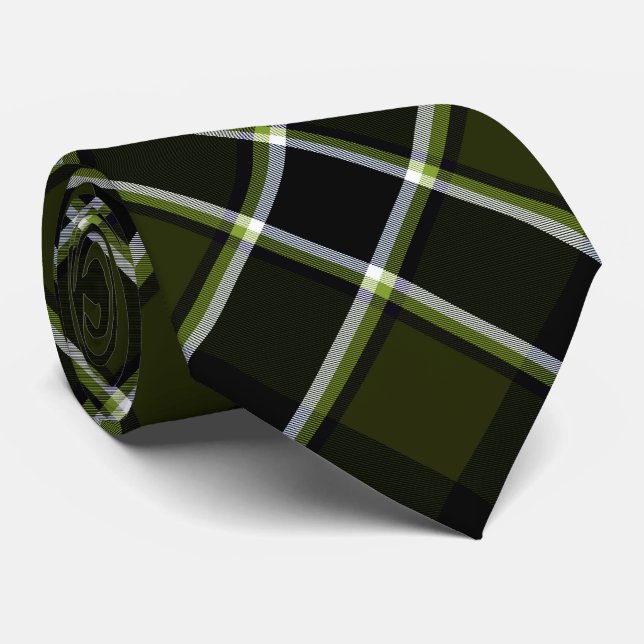 Militär modern kamouflage Tartan Mönster Slips (Rullad)