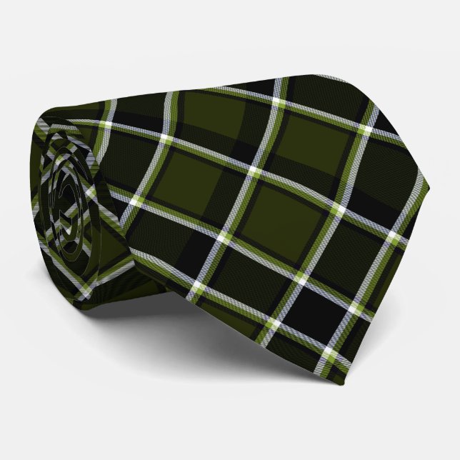 Militär modern kamouflage Tartan Mönster Slips (Rullad)