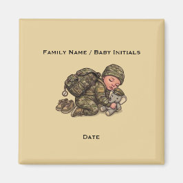 Militär Ny Rekryt Baby Magnet — Ny Ankomst
