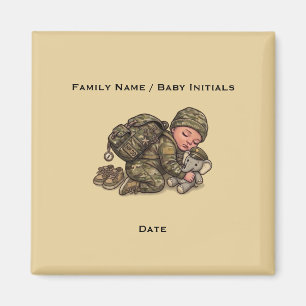 Militär Ny Rekryt Baby Magnet — Ny Ankomst