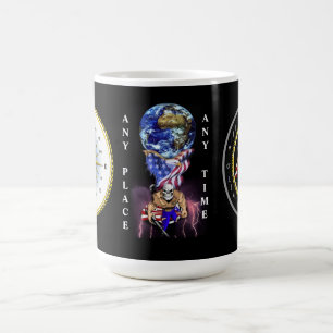MILITÄR ORDNING AV LEATHERNECKARNA KAFFEMUGG