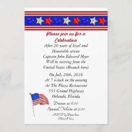 Militär pension-inbjudan inbjudningar