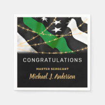 Militär Pension Thin Grönt Line Party