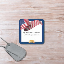 Militär pensionsflagga guldsporre