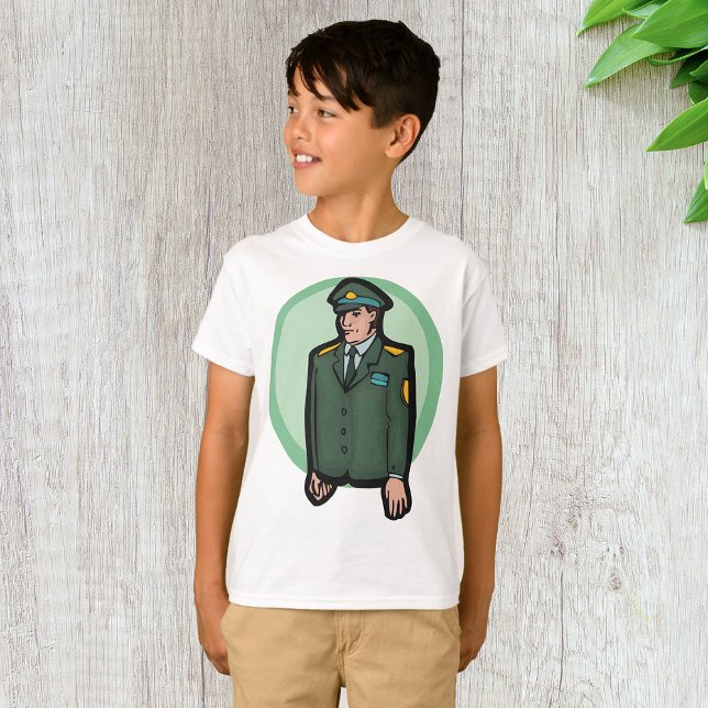 Militär person t shirt (Skapare uppladdad)