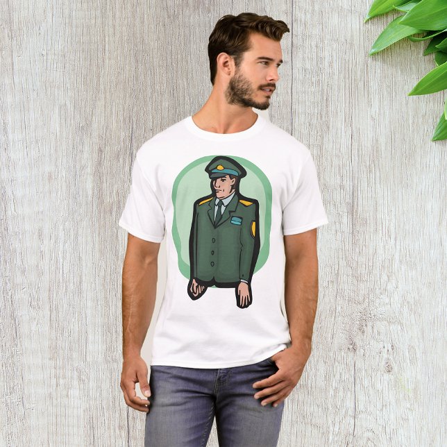 Militär person t shirt (Skapare uppladdad)