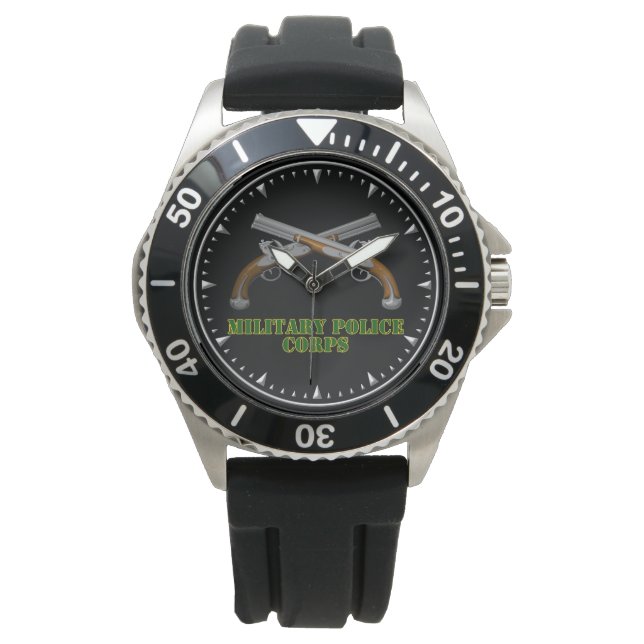 Militär polis armbandsur (Framsida)