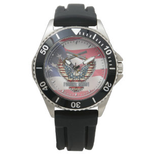 Militär polis armbandsur