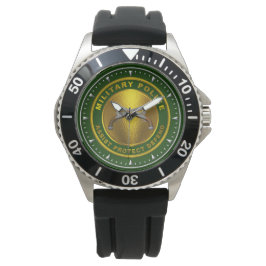 Militär polis armbandsur