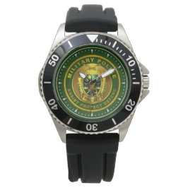 Militär polis armbandsur