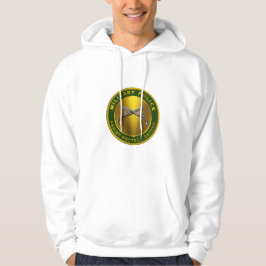 Militär polis hoodie