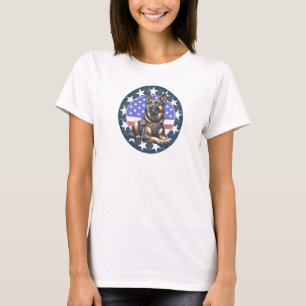 Militär polis-Hund K9-enhet T Shirt