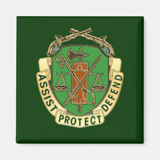 Militär polis magnet