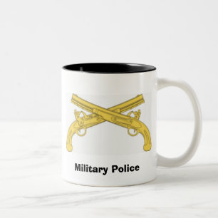 militär polis, militär polis Två-Tonad mugg