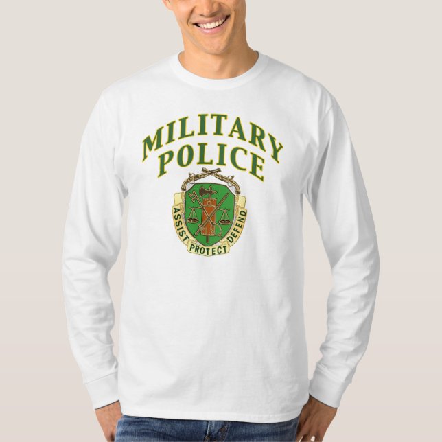 Militär polis t-shirt (Framsida)
